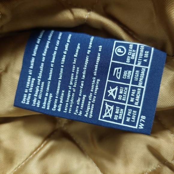 Vintage Burberrys Wool Bomber Coat Size 8 Navy Blue Equestrian Logo Classy - Picture 4 of 16